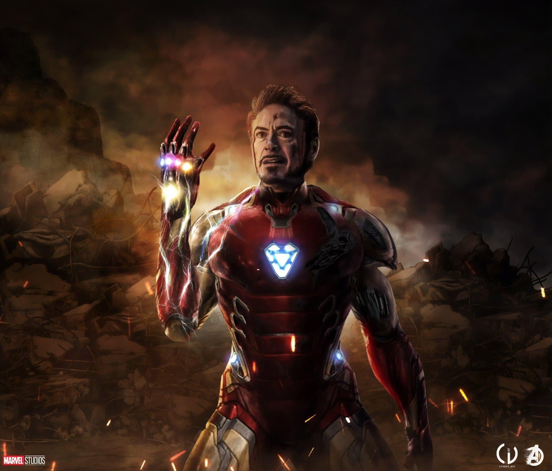 Tony Stark Iron Man I am Iron Man Snap